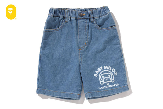 BAPE BABY MILO 10 OZ 牛仔短褲