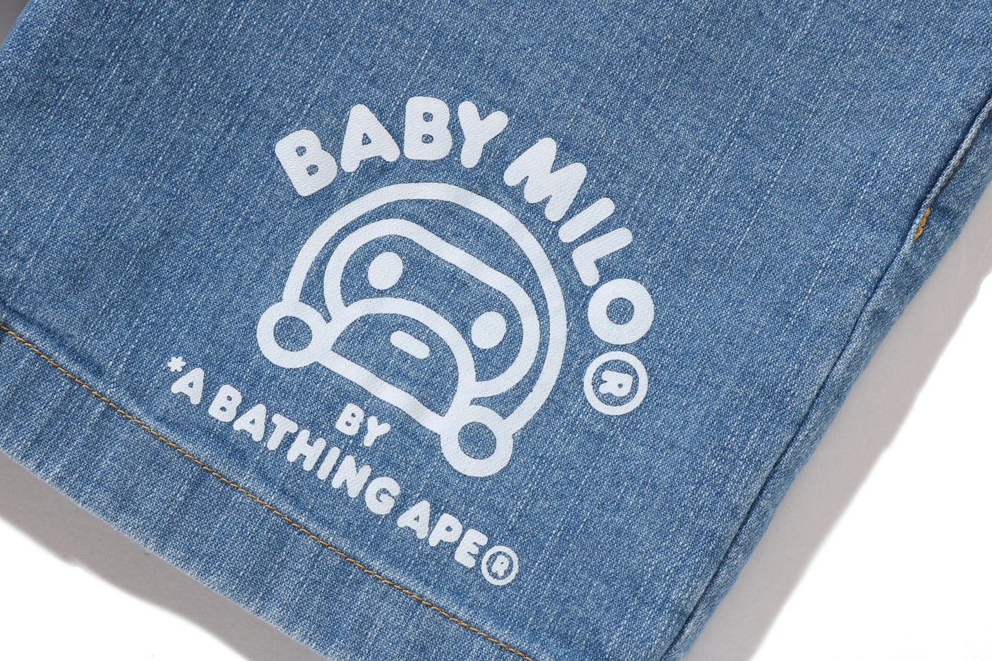BAPE BABY MILO 10 OZ 牛仔短褲