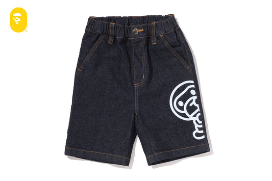 BAPE BABY MILO 10 OZ 牛仔短褲