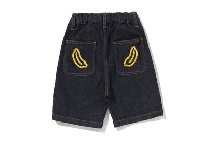BAPE BABY MILO 10 OZ 牛仔短褲