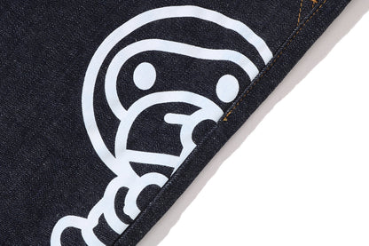 BAPE BABY MILO 10 OZ 牛仔短褲