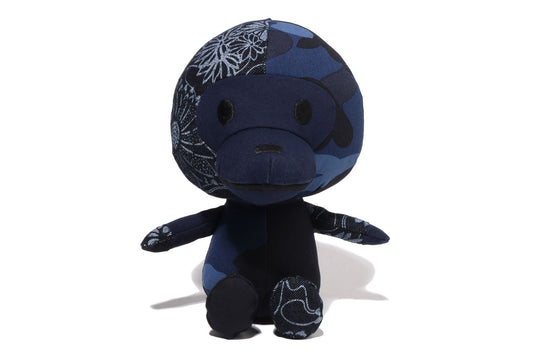 BAPE PATCHWORK BABY MILO PLUSH DOLL