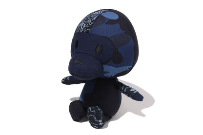 BAPE PATCHWORK BABY MILO PLUSH DOLL
