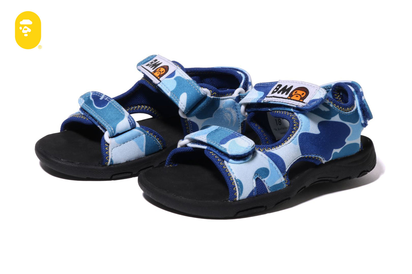 BAPE ABC CAMO BABY MILO 涼鞋