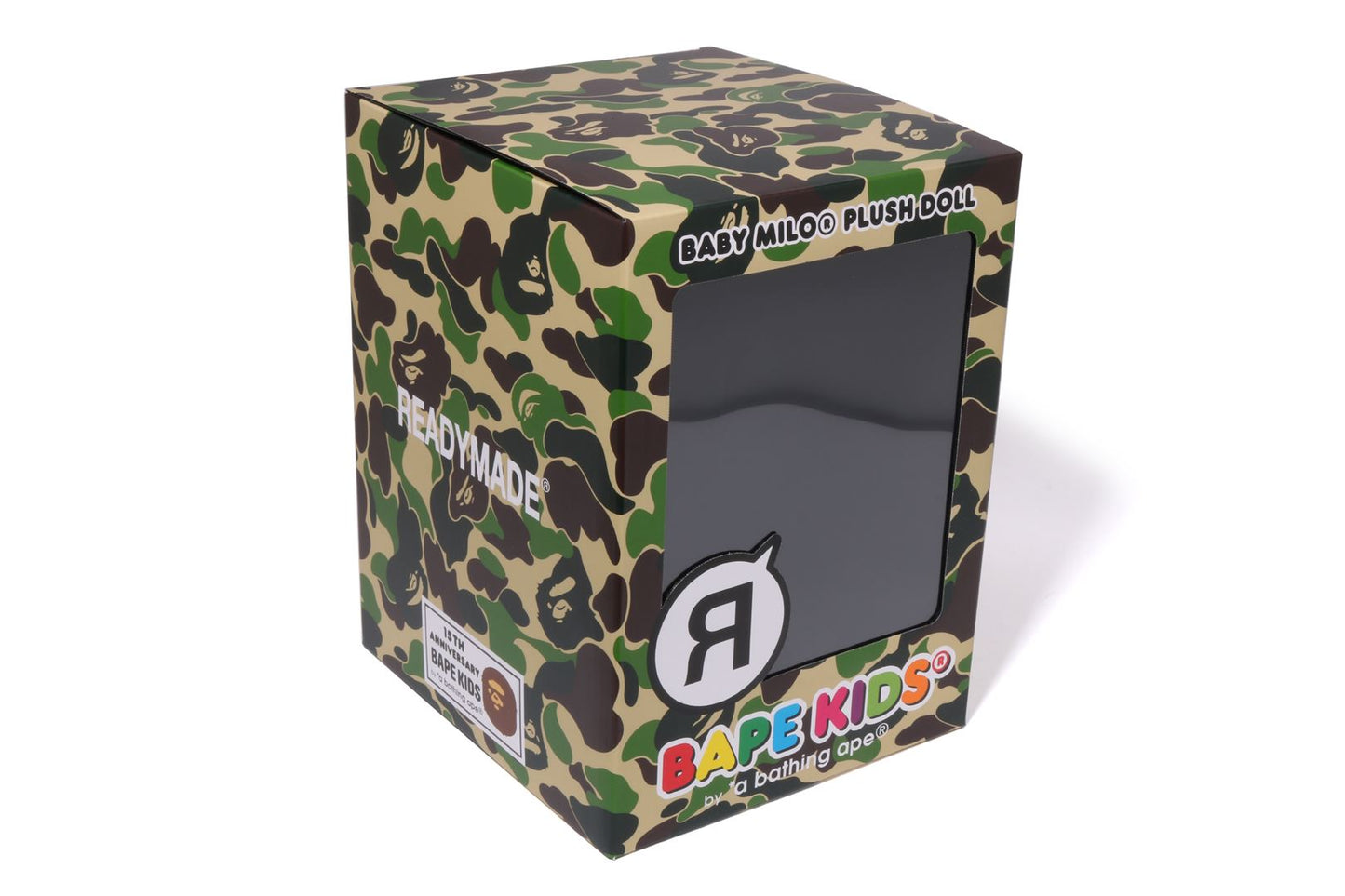 BAPE KIDS X READYMADE 15周年 ABC CAMO BABY MILO 毛絨玩具 (M)