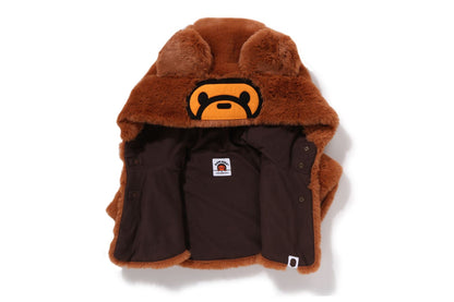 BAPE BABY MILO FLUFFY CAPE