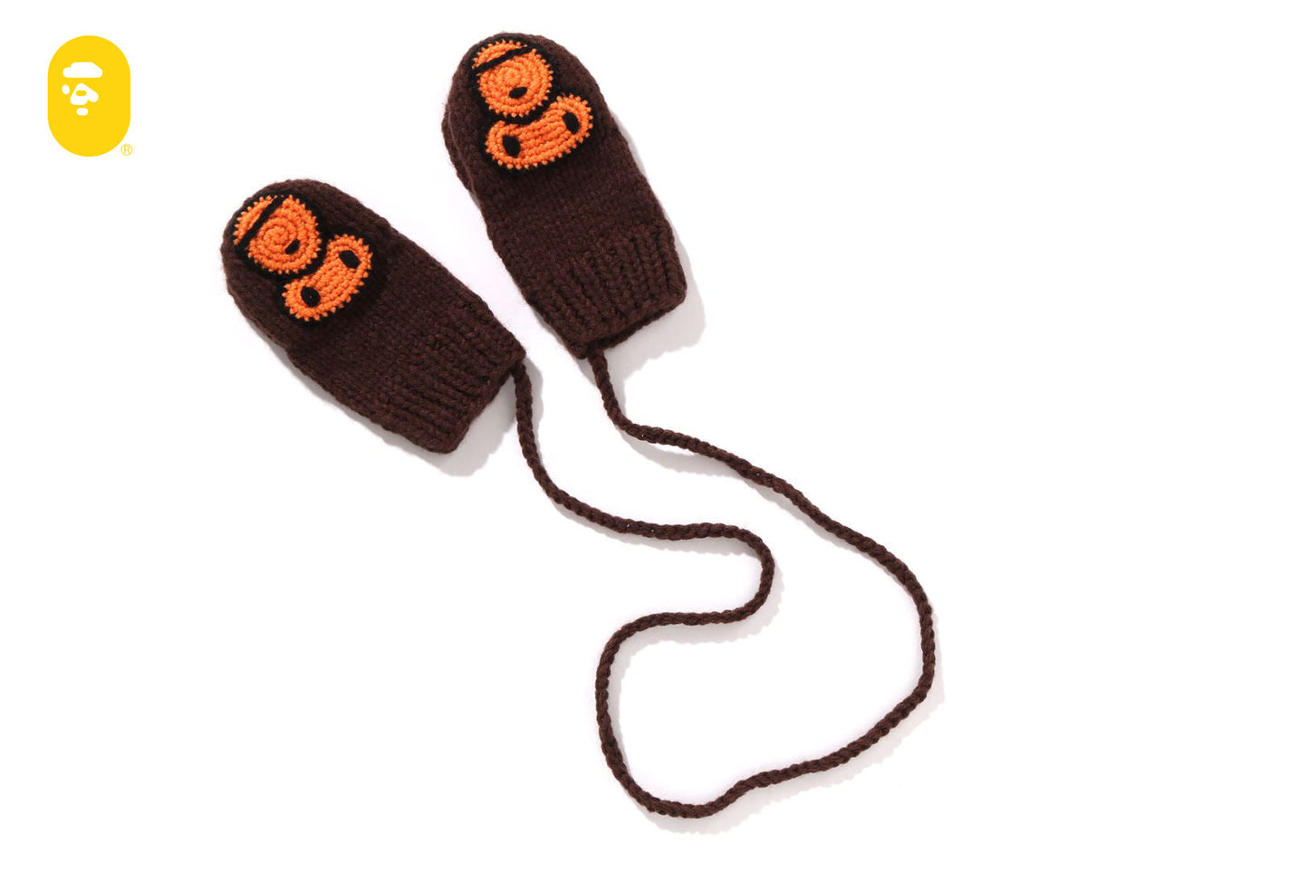 BAPE BABY MILO 羊毛混紡針織手套