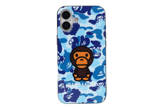 BAPE ABC MILO CAMO IPHONE 16 PLUS CASE