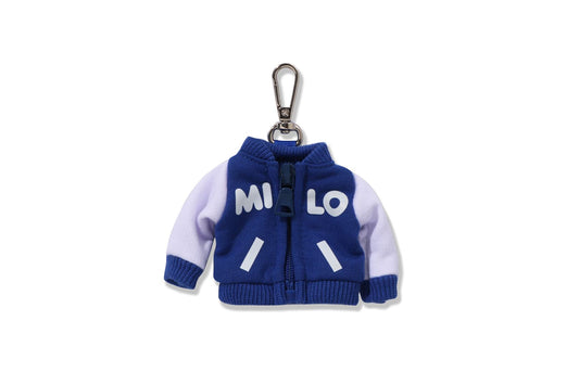 BAPE BABY MILO SWEAT VARSITY JACKET KEYCHAIN