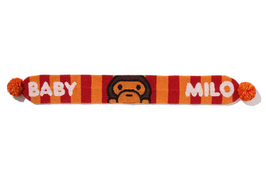 BAPE BABY MILO STRIPE KNIT SCARF