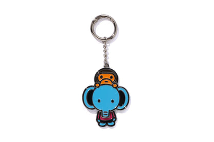 BAPE ELEPH ON BABY MILO METAL KEYCHAIN