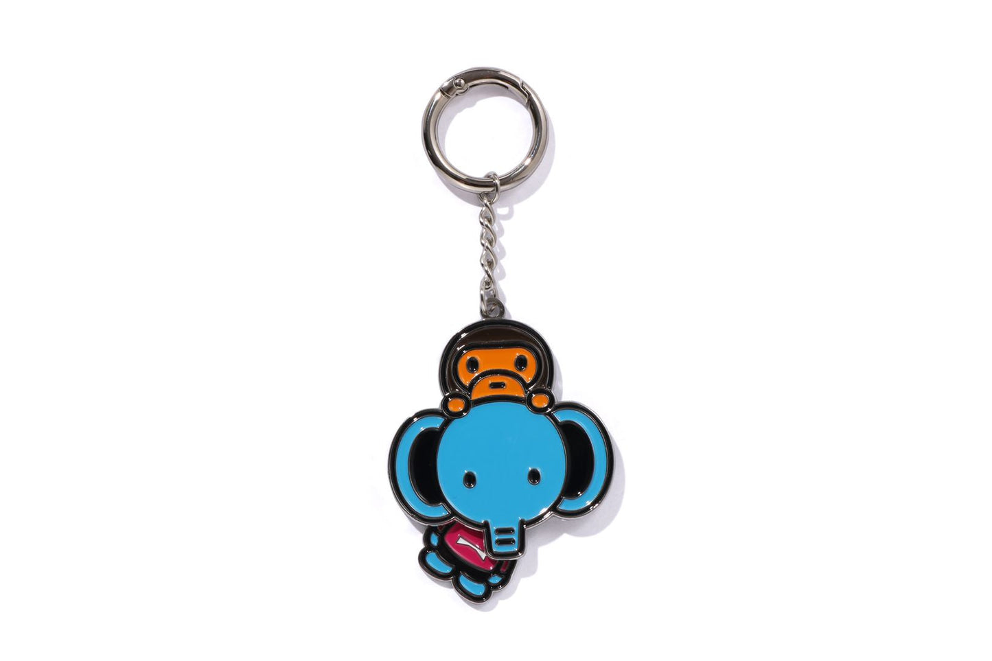 BAPE ELEPH ON BABY MILO METAL KEYCHAIN