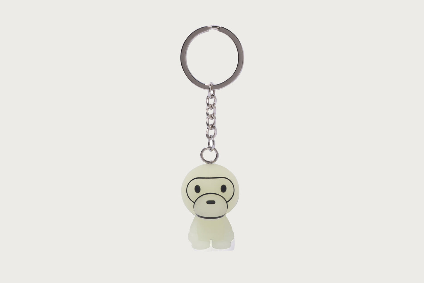BAPE GLOW IN THE DARK BABY MILO 鑰匙圈