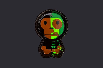 BAPE BABY MILO SKULL 夜光托盤