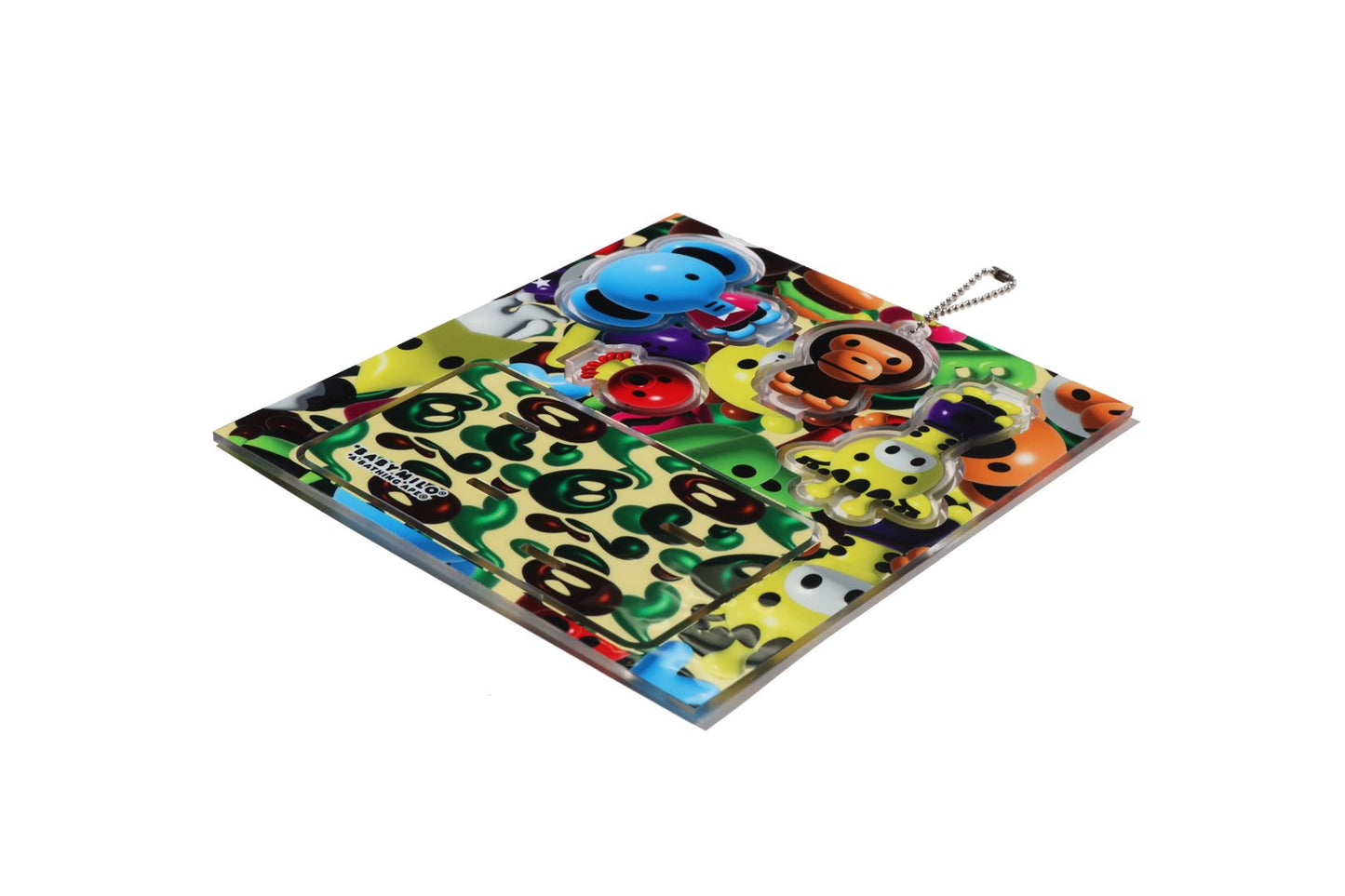 BAPE 3D MILO ALL FRIENDS 壓克力支架鑰匙圈