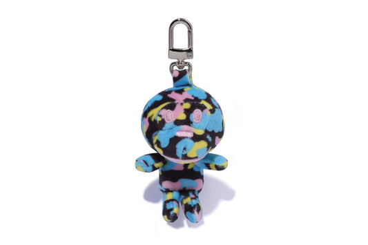 BAPE NEW MULTI CAMO BABY MILO 毛絨玩具鑰匙圈