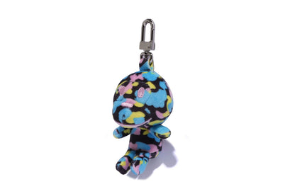BAPE NEW MULTI CAMO BABY MILO PLUSH DOLL KEY CHAIN