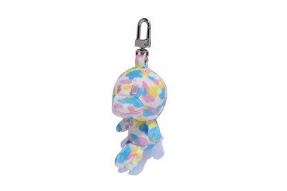 BAPE NEW MULTI CAMO BABY MILO PLUSH DOLL KEY CHAIN