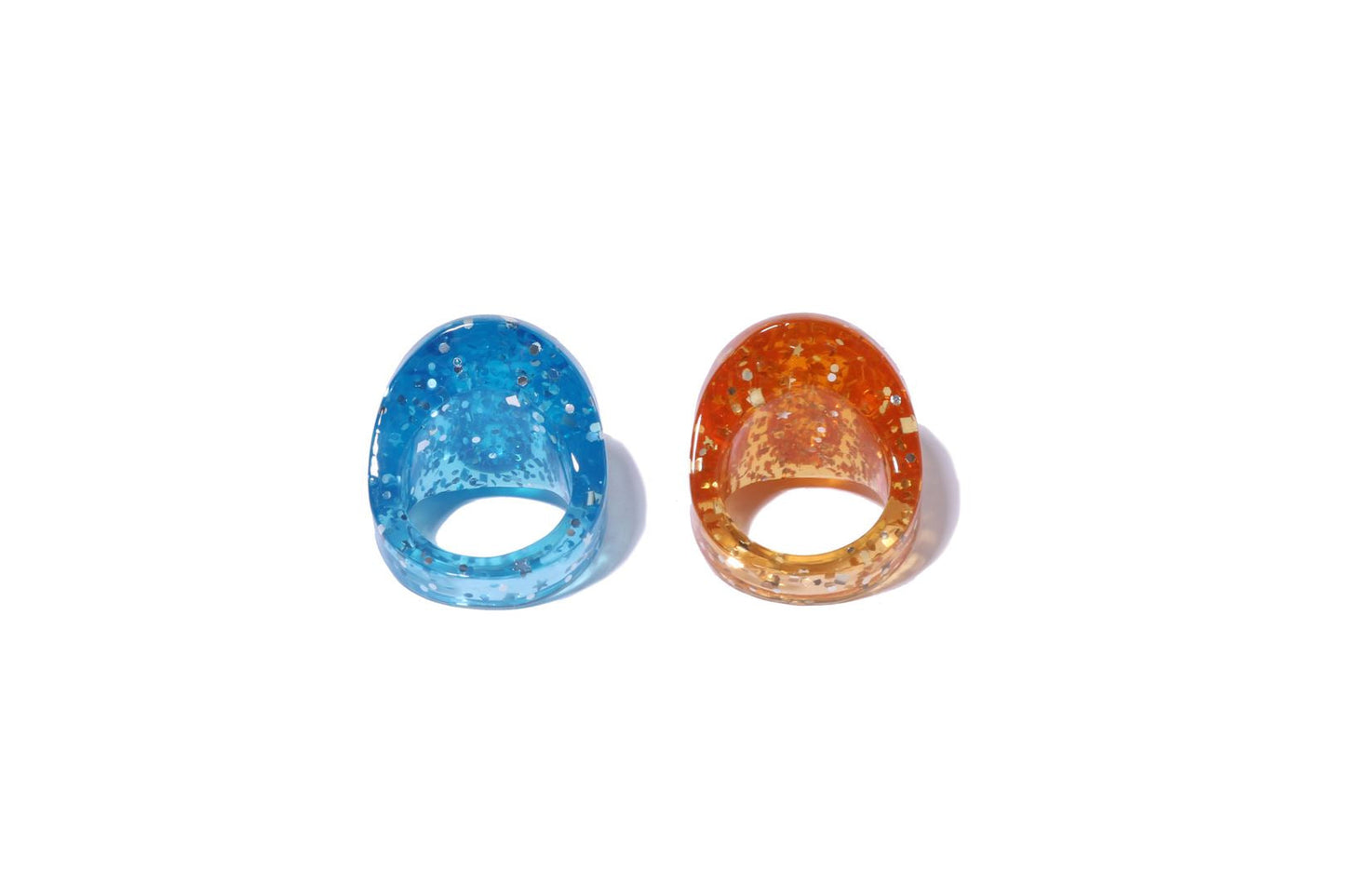 BAPE BABY MILO GLITTER ACRYLIC RING SET