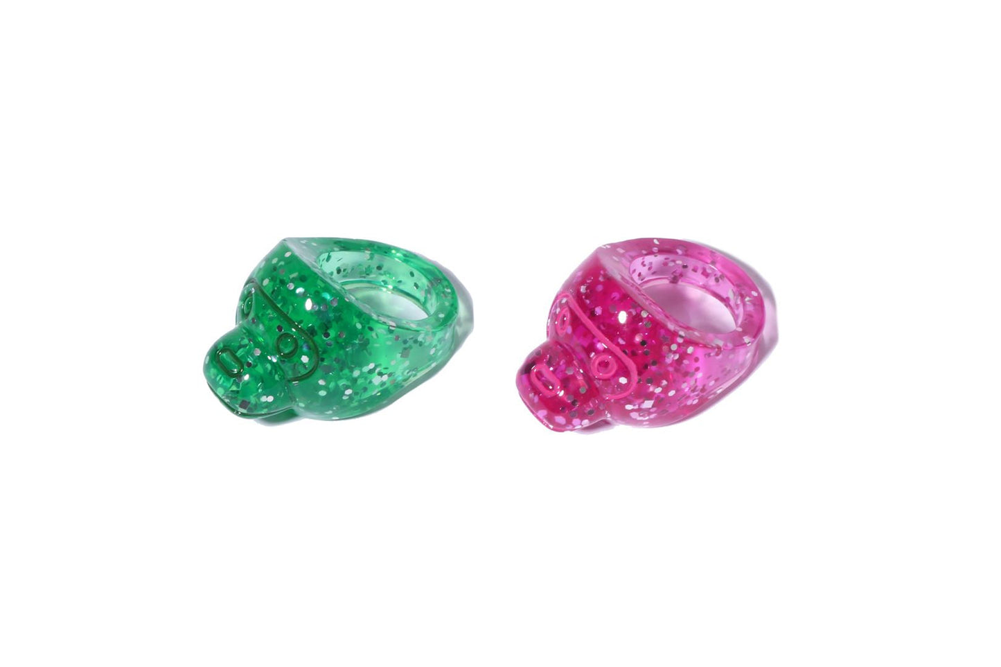 BAPE BABY MILO GLITTER ACRYLIC RING SET