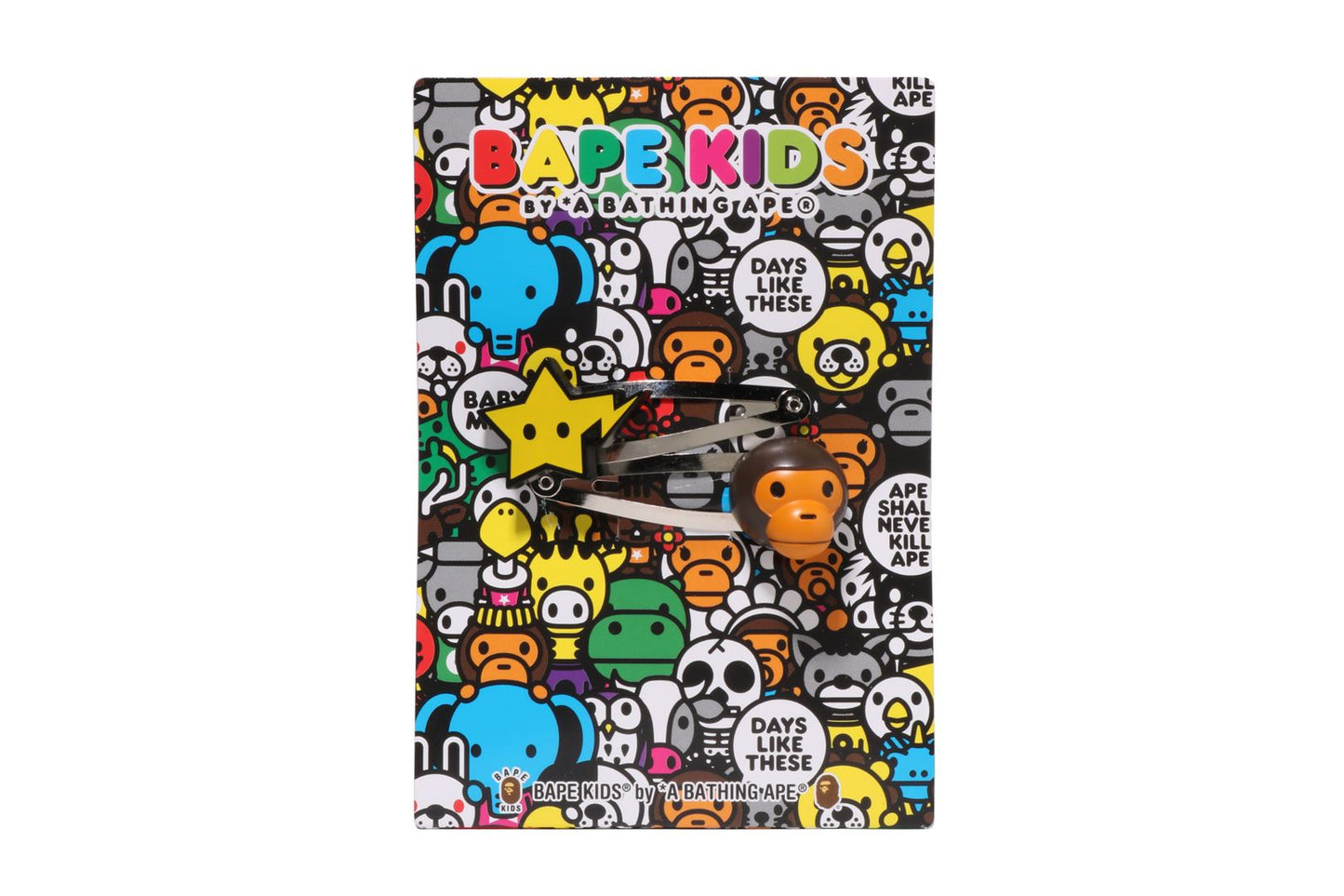 BAPE BABY MILO STA 髮夾套裝