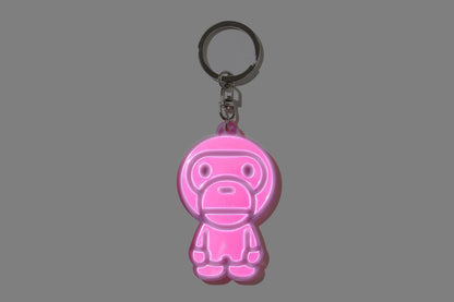 BAPE BABY MILO REFLECTIVE KEYCHAIN