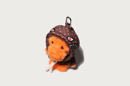 BAPE MILOGRAM SWEETS PATTERN HOODIE BABY MILO FUR DOLL KEY CHAIN
