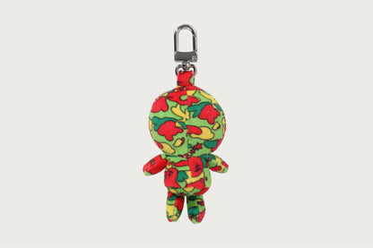 BAPE STA CAMO BABY MILO 毛絨玩具鑰匙圈