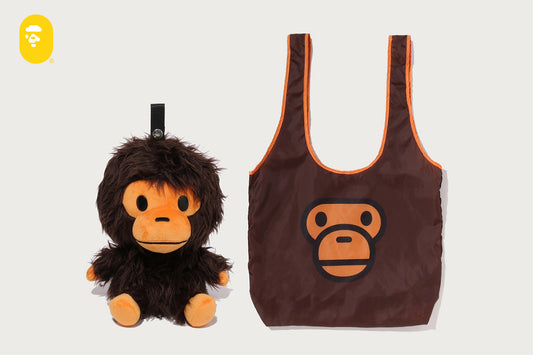 BAPE BABY MILO 毛絨玩具環保袋