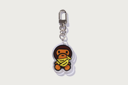 BAPE BABY MILO BANANA 壓克力鑰匙圈