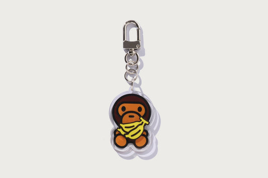 BAPE BABY MILO BANANA 壓克力鑰匙圈