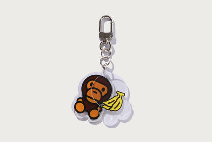 BAPE BABY MILO BANANA 壓克力鑰匙圈