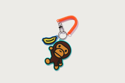 BAPE BABY MILO BANANA COIL KEYCHAIN