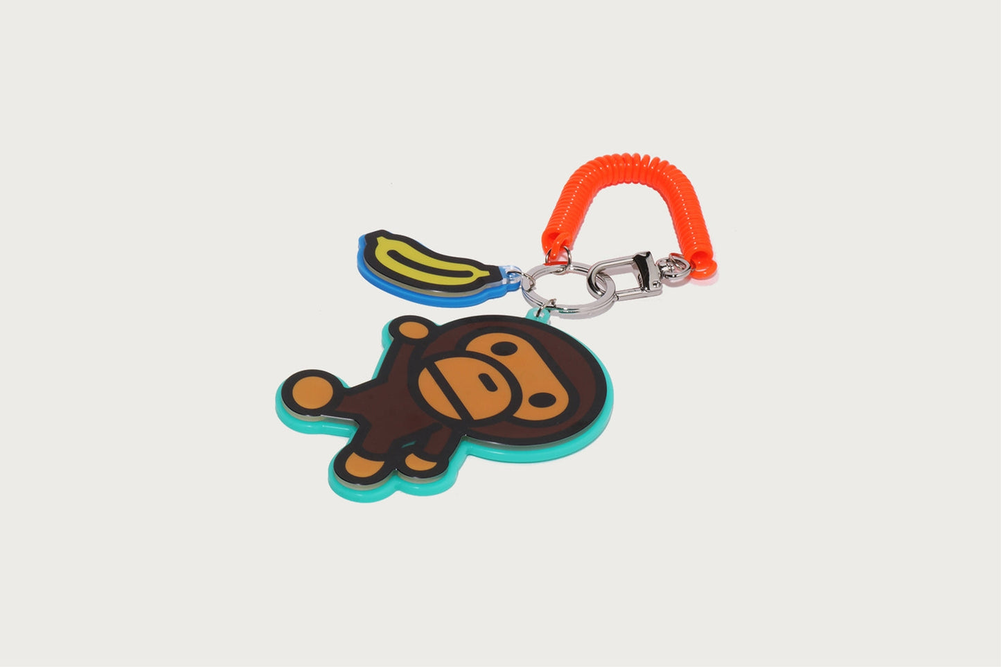 BAPE BABY MILO BANANA COIL KEYCHAIN