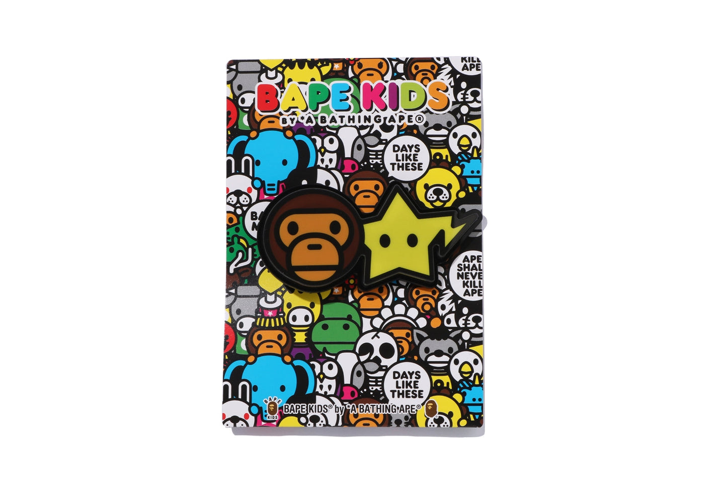 BAPE BABY MILO STA 壓克力髮夾