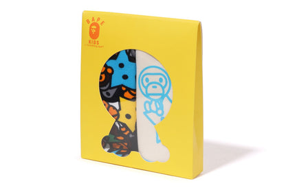 BAPE ALL BABY MILO STA 圍兜禮盒組
