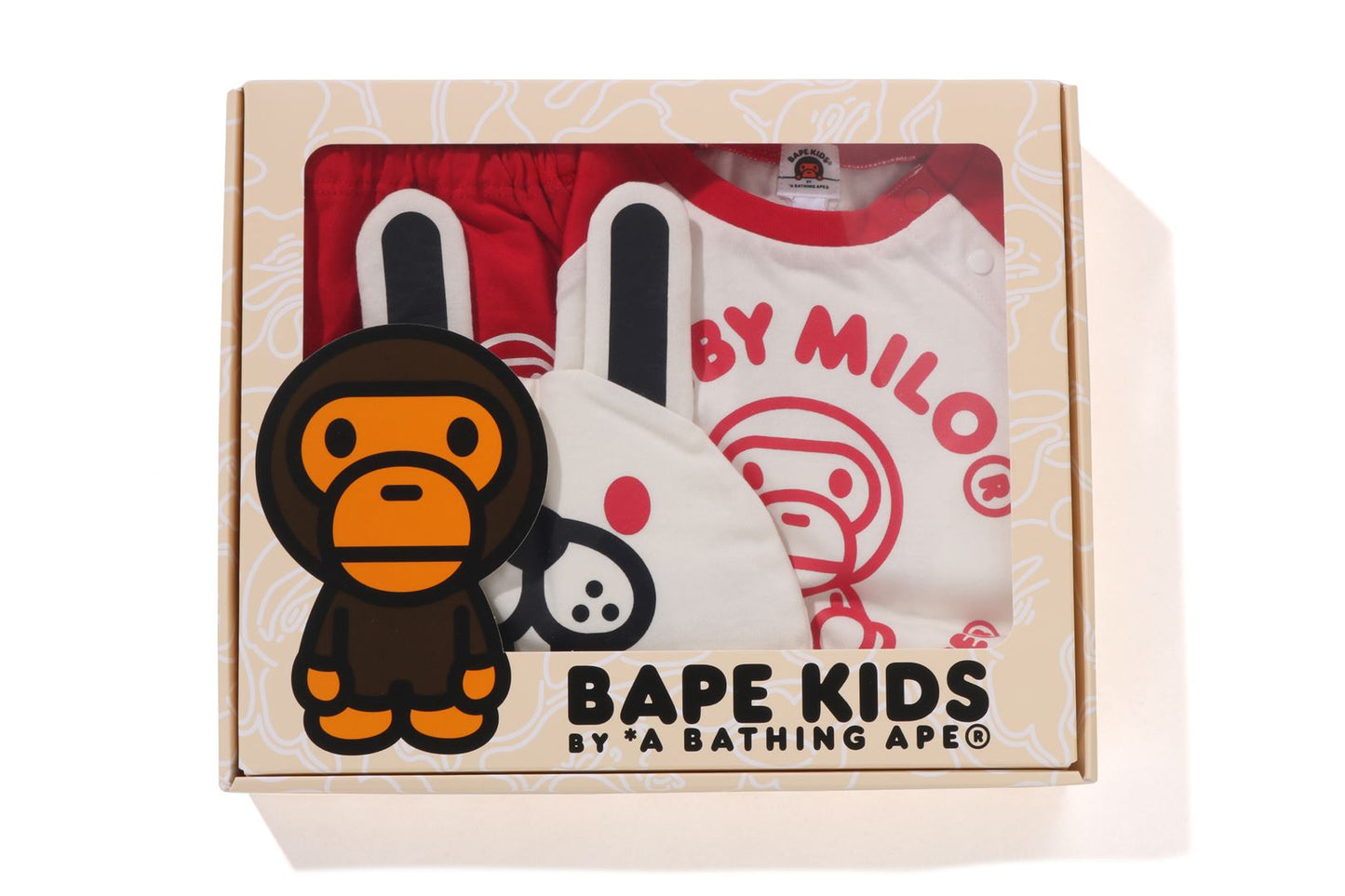 BAPE BABY MILO FRIENDS BABY GIFT SET