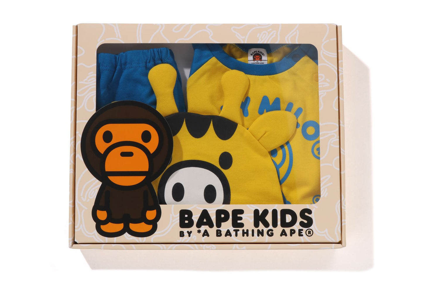 BAPE BABY MILO FRIENDS BABY GIFT SET