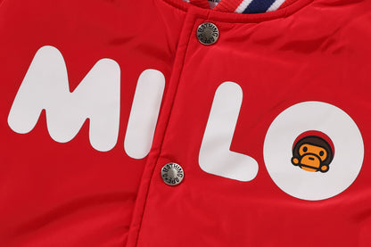 BAPE BABY MILO 鋪棉大學外套