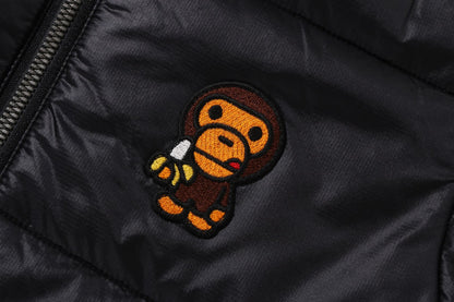 BAPE BABY MILO PATCH 中綿連帽外套