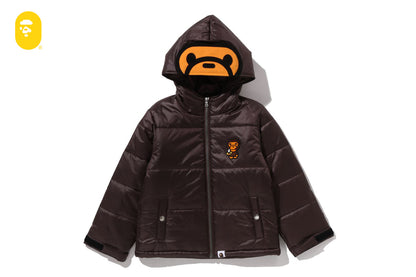 BAPE BABY MILO PATCH 中綿連帽外套