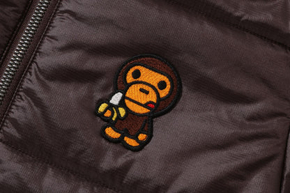 BAPE BABY MILO PATCH 中綿連帽外套