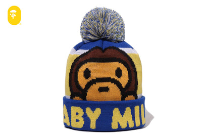 BAPE BABY MILO POM POM KNIT CAP