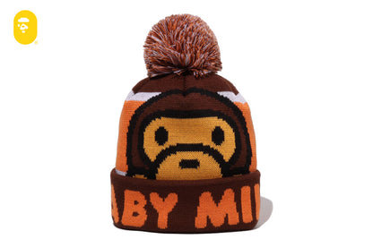 BAPE BABY MILO POM POM KNIT CAP