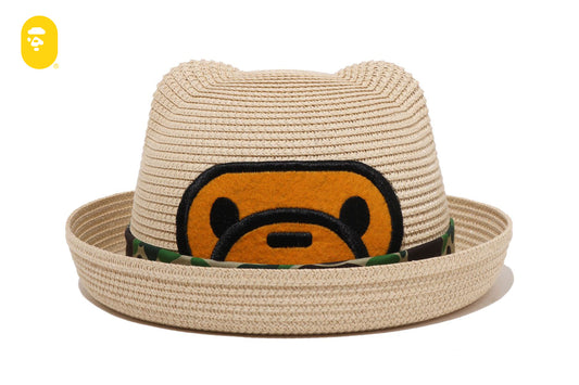 BAPE ABC CAMO MILO FACE BLADE HAT
