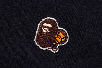 BAPE APE & MILO ONE POINT CARDIGAN