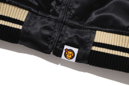BAPE CRYSTAL STONE BABY LISA SOUVENIR JACKET