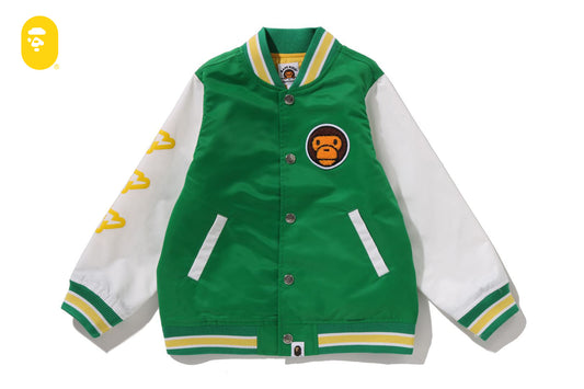 BAPE BABY MILO VARSITY JACKET