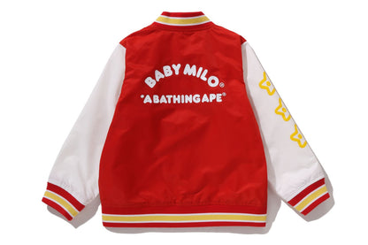 BAPE BABY MILO VARSITY JACKET