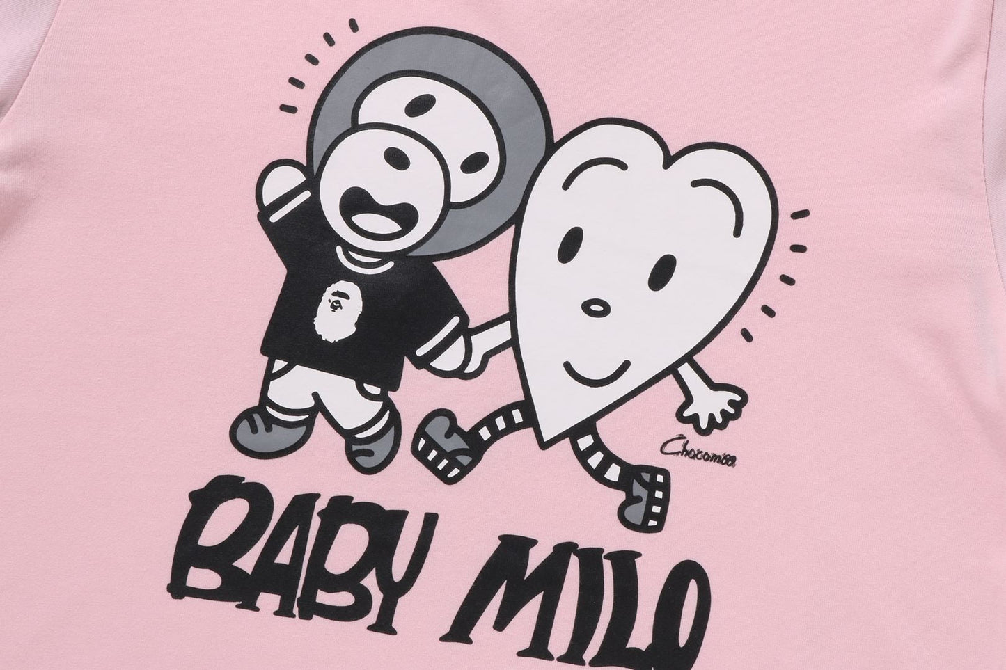 BAPE KIDS X CHOCOMOO MILO FRIENDS 層次長袖T恤